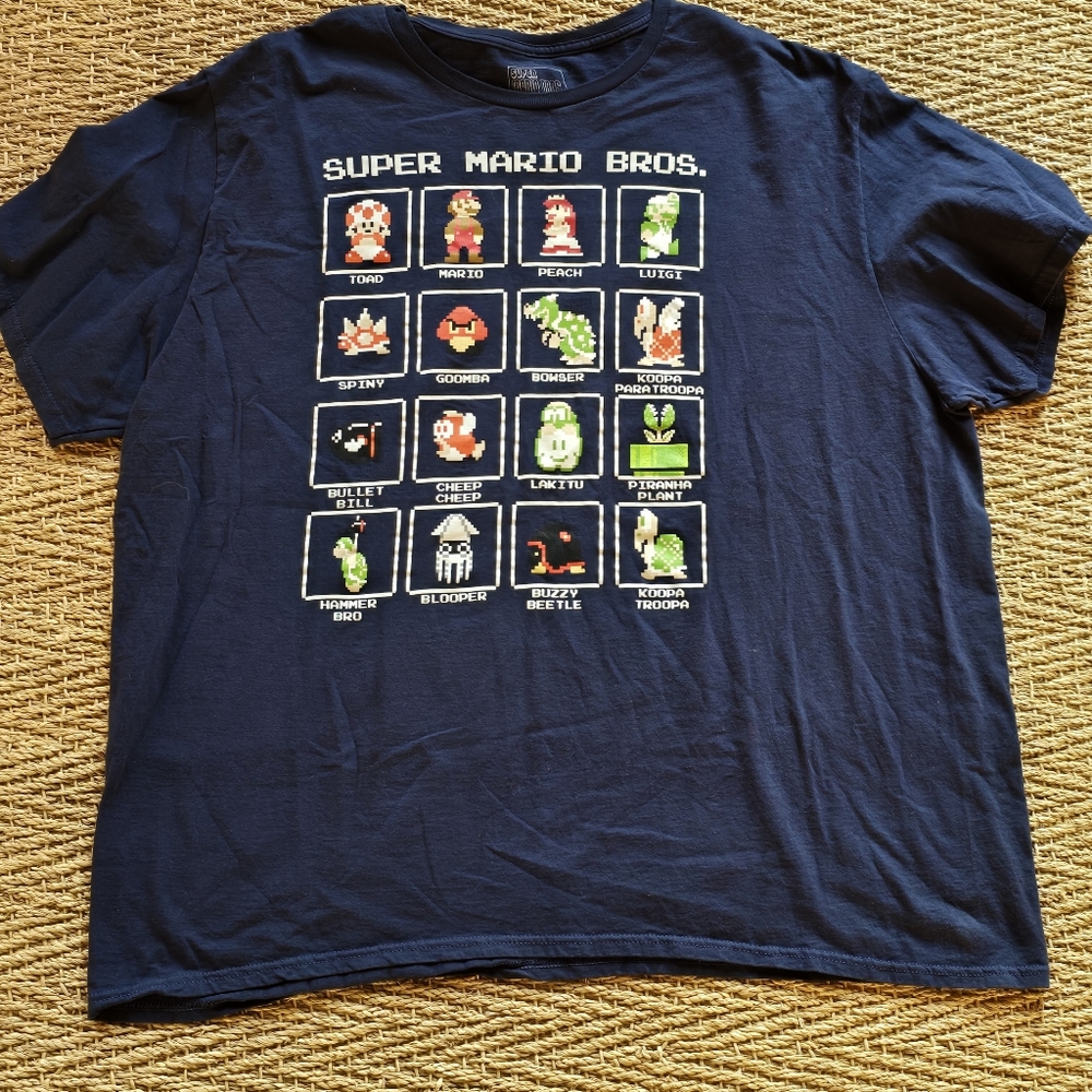 3X Mario Brothers T-shirt